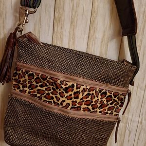 Consuela Leopard Crossbody Purse